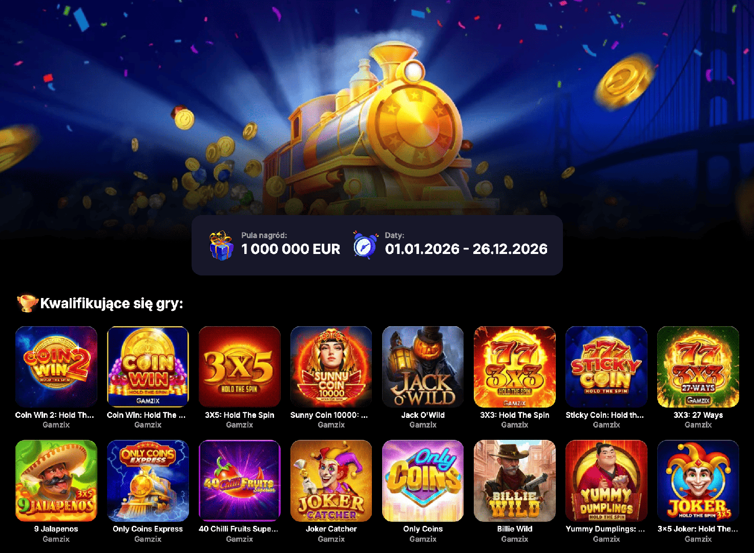 Bonus powitalny kasyna online